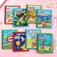 Portable Magic Water Coloring Book for Kids