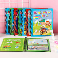 Portable Magic Water Coloring Book for Kids