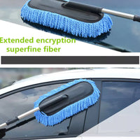 (FREE HOME DELIVERY) Microfiber Car Cleaning Duster Telescopic Brush – Interior & Exterior Vehicle Cleaner