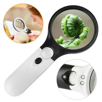 (FREE HOME DELIVERY) 3X LED Magnifying Glass with Built-in Light – Reading, Inspection & Repair Lens 🔍