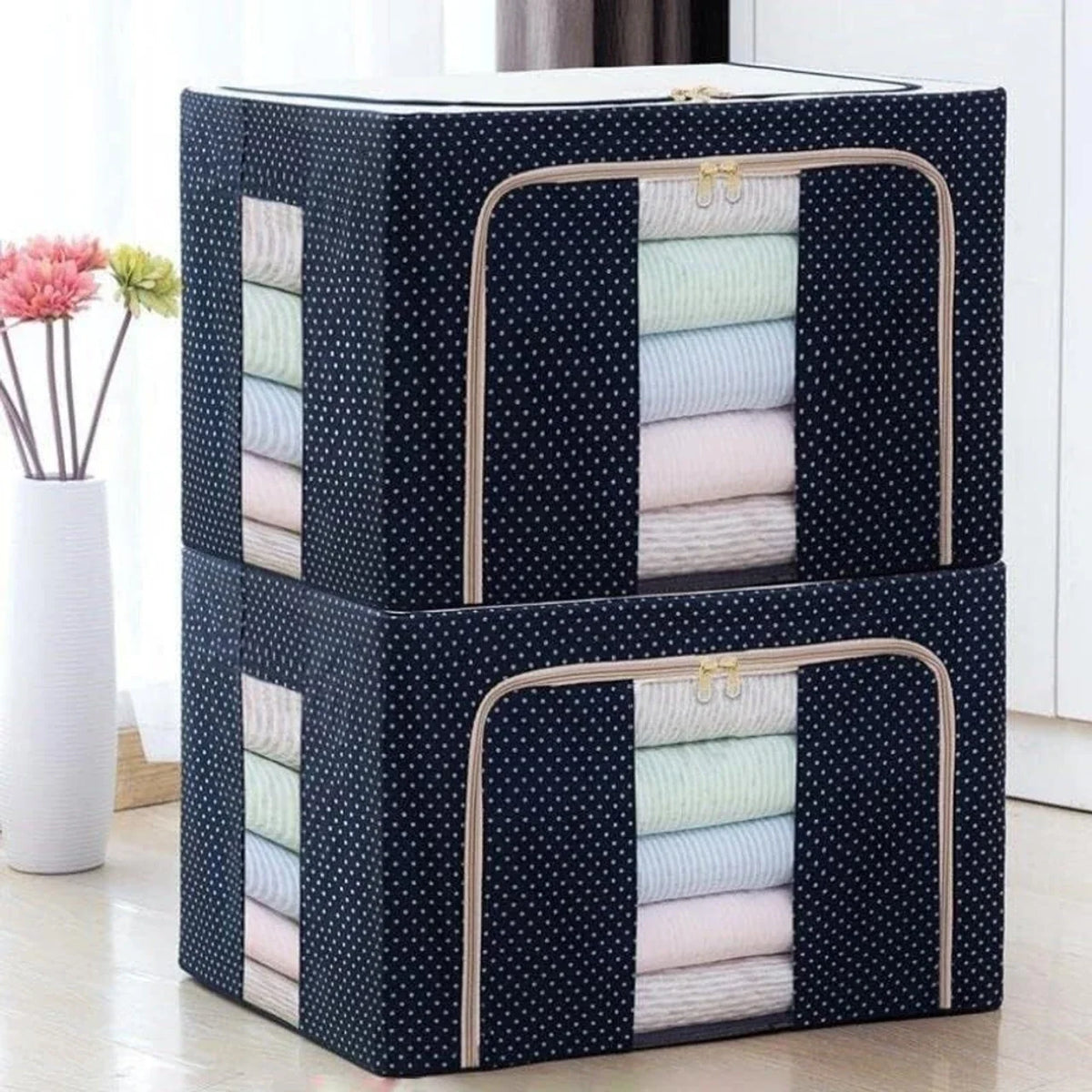 [FREE DELIVERY] 66L Multi-Functional Foldable Clothes Storage Bag