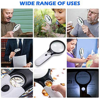 (FREE HOME DELIVERY) 3X LED Magnifying Glass with Built-in Light – Reading, Inspection & Repair Lens 🔍