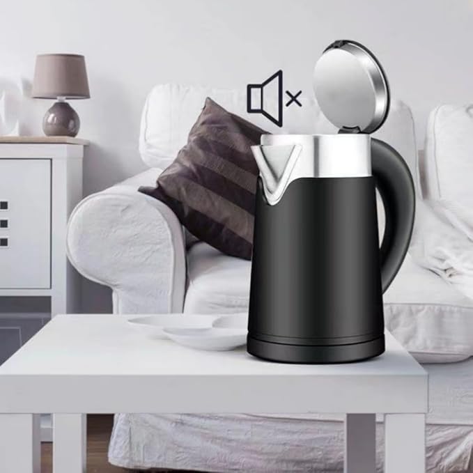 Small Portable Electric Tea Kettle – 2.0L Mini Travel Water Boiler