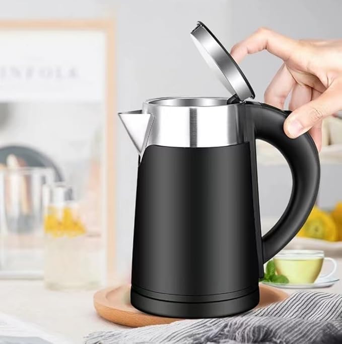 Small Portable Electric Tea Kettle – 2.0L Mini Travel Water Boiler