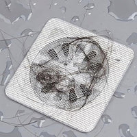 (Pack Of 12) Disposable Drain Hair Catcher Mesh Stickers With Free Delivery