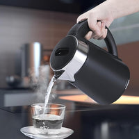 Small Portable Electric Tea Kettle – 2.0L Mini Travel Water Boiler