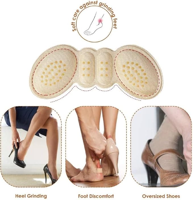 Back Shoe/Sandal Insoles for Adjust Size Foot Pain Relief and Comfort - Pack of 4️⃣ / 6️⃣ / 8️⃣ Pairs