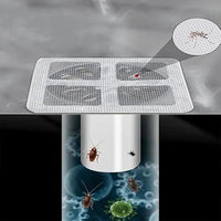 (Pack Of 12) Disposable Drain Hair Catcher Mesh Stickers With Free Delivery