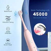 ( FREE HOME DELIVERY ) X3 Rechargeable Sonic Toothbrush – Deep Clean & Whitening