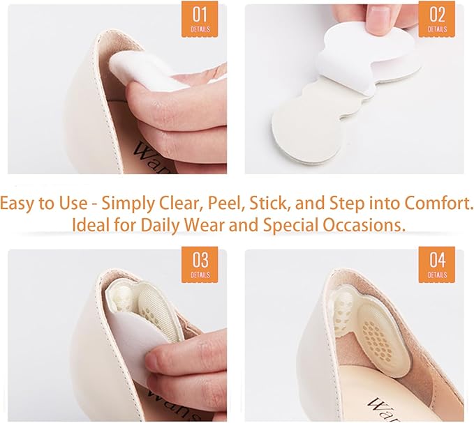 Back Shoe/Sandal Insoles for Adjust Size Foot Pain Relief and Comfort - Pack of 4️⃣ / 6️⃣ / 8️⃣ Pairs