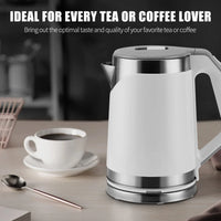 Small Portable Electric Tea Kettle – 2.0L Mini Travel Water Boiler