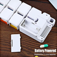 ( FREE HOME DELIVERY ) Alarm Pill Box-7 Days Pill Dispenser Organizer with Reminder Alarm