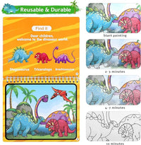 Portable Magic Water Coloring Book for Kids