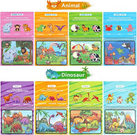 Portable Magic Water Coloring Book for Kids
