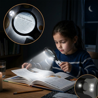 (FREE HOME DELIVERY) 3X LED Magnifying Glass with Built-in Light – Reading, Inspection & Repair Lens 🔍