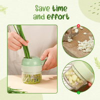 Rechargeable 4 In 1 Handheld Vegetable Cutter Chopper