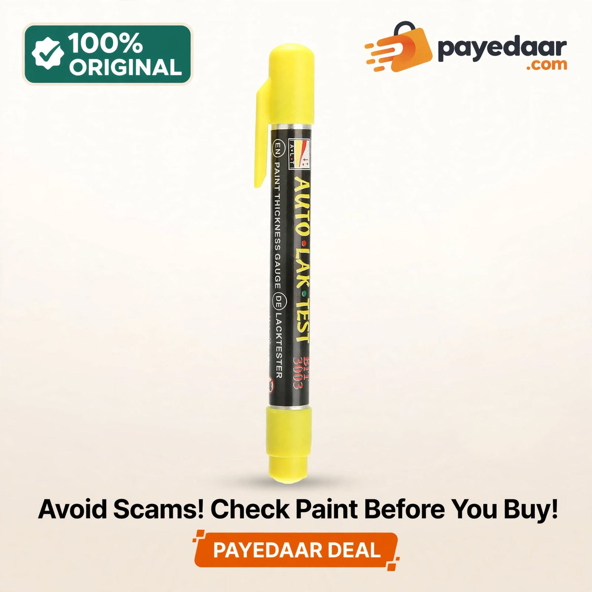FREE HOME DELIVERY | 100% Original Auto Car Paint Thickness Tester Pen