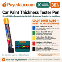 FREE HOME DELIVERY | 100% Original Auto Car Paint Thickness Tester Pen