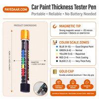 FREE HOME DELIVERY | 100% Original Auto Car Paint Thickness Tester Pen